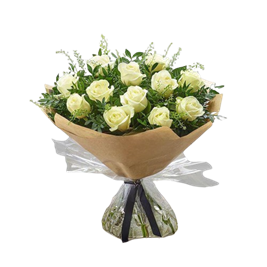 15-Cream-Roses-Bouquet