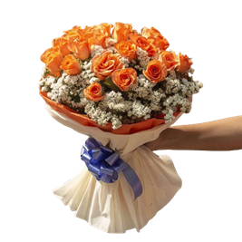 18-Orange-Roses-Bouquet