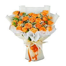 24-Orange-Roses-Bouquet