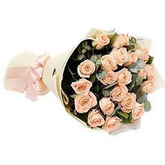 24-Peach-Roses-Bouquet