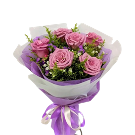 6-Purple-Roses-Bouquet