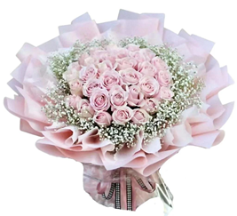 Beautiful-Large-Pink-Roses-Bouquet